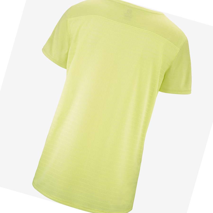 Camiseta Salomon OUTLINE SUMMER Mujer Verde Menta | MX 2548NWY